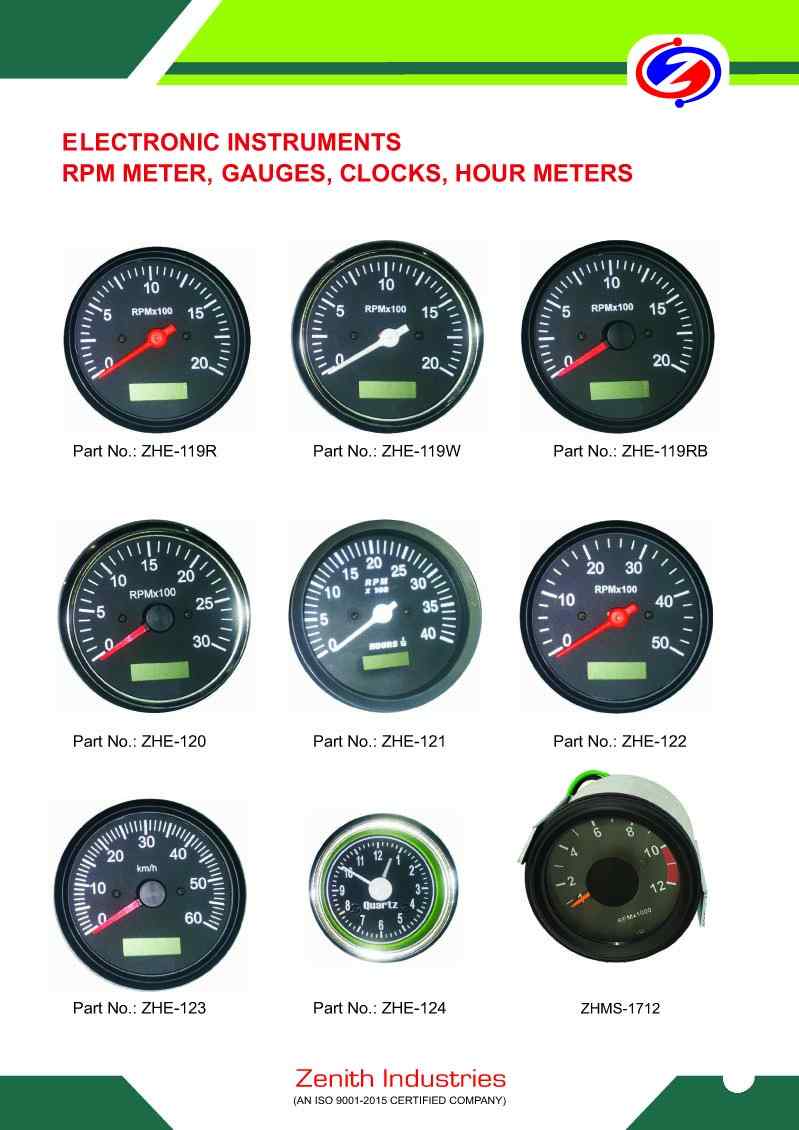 Meter gauge, Meters and Gauge, mechanical gauges